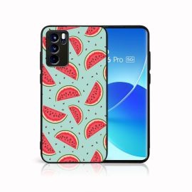 PROTEMIO MY ART Husă din silicon Oppo Reno6 Pro 5G WATERPELON (120)