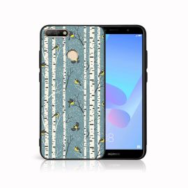 Husă PROTEMIO MY ART cu design de Crăciun Huawei Y6 Prime 2018 BIRCH (072)