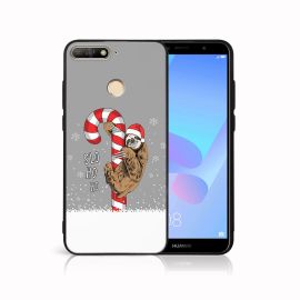 Husă PROTEMIO MY ART cu design de Crăciun Huawei Y6 Prime 2018 CANDY (076)