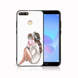 PROTEMIO MY ART Husă de protecție pentru Huawei Y6 Prime 2018 BABY GIRL (111)