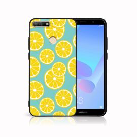 PROTEMIO MY ART Husă de protecție pentru Huawei Y6 Prime 2018 LEMON (121)