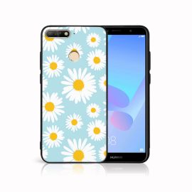 PROTEMIO MY ART Husă de protecție pentru Huawei Y6 Prime 2018 CAMOMILE (124)