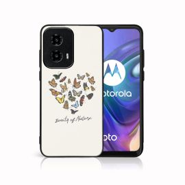 PROTEMIO MY ART Capac de protecție pentru Motorola Moto G04 / G24 / G24 Power BUTTERFLIES (240)