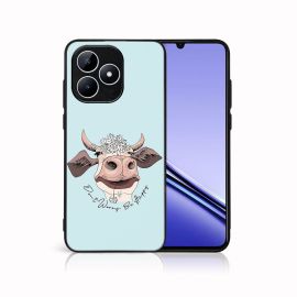 PROTEMIO MY ART Husă de protecție pentru Realme Note 50 HAPPY COW (181)