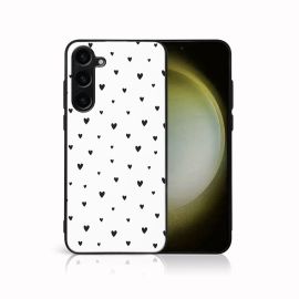 MY ART Protectie husă pentru Samsung Galaxy S25 FE BLACK HEARTS (167)
