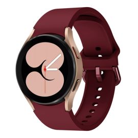 Curea din SILICON Samsung Galaxy Watch 4 (40 / 44mm) 4 Classic (42 / 46mm) roșu închis