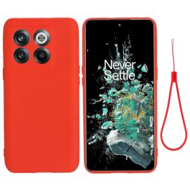 RUBBER Husă de protecție pentru OnePlus 10T 5G roșu