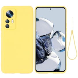 RUBBER Husă de protecție pentru Xiaomi 12T Pro galben