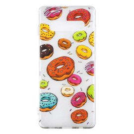 Husă din silicon ART Samsung Galaxy S10 DONUT