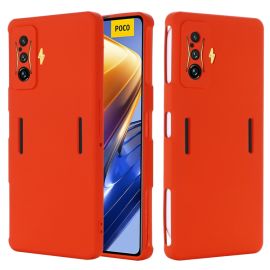 RUBBER Husa de protectie Xiaomi Poco F4 GT rosie