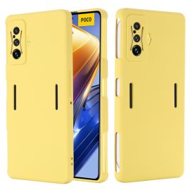 RUBBER Husa de protectie Xiaomi Poco F4 GT galbena