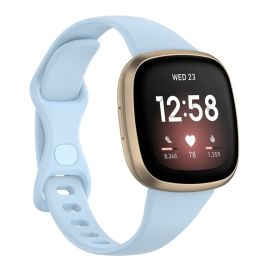 Curea BUTTERFLY pentru Fitbit Versa 4 / 3 / Fitbit Sense albastru deschis