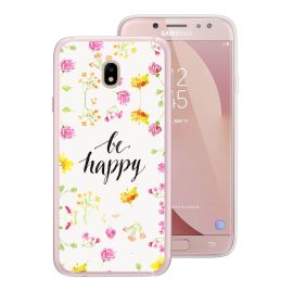 MY ART capac Samsung Galaxy J3 2017 (J330) BE HAPPY (019)