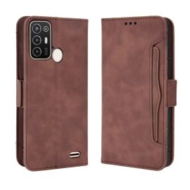 SLOT Husă portofel pentru ZTE Blade A52 maro