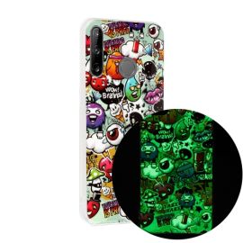 ART TPU Carcasă luminoasă Huawei P40 Lite E RUBBISH