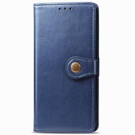 LEATHER BUCKLE caz Wallet Realme albastru C11