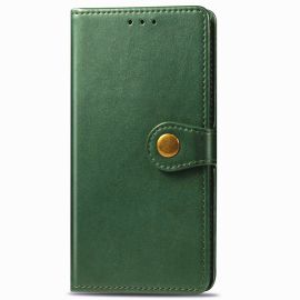 LEATHER BUCKLE caz Wallet Realme C11 verde