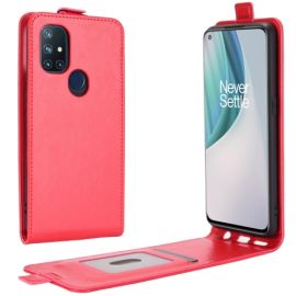 Flip case OnePlus Nord N10 5G roșu