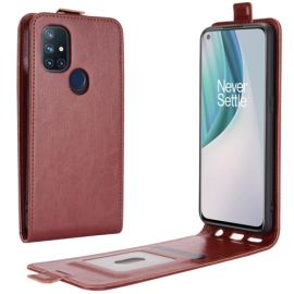Flip case OnePlus Nord N10 5G maro