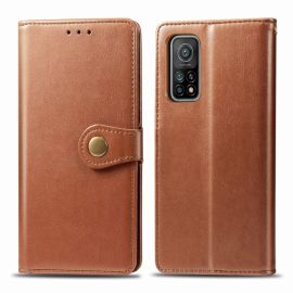 Portofel cu BUCKLE LEATHER Xiaomi Mi 10T / Mi 10T Pro maro