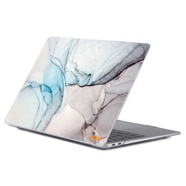 ENKAY MARBLE pentru MacBook Air 13 (M2 / M3 / M4) A2681 / A3113 / A3240 GREY - BLUE