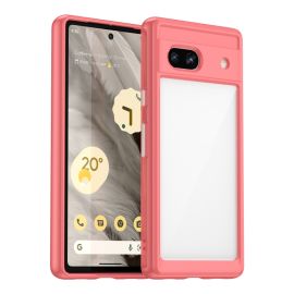 CRYSTAL Husă de protecție pentru Google Pixel 7a roșu