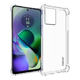 ENKAY AIRBAG Husă Extra durabilă Motorola Moto G54 5G / G54 5G Power Edition transparentă