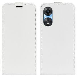 Husă rabatabilă pentru Oppo A58 4G albă