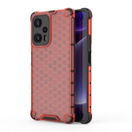 Husa de protectie HONEYCOMB Xiaomi Poco F5 Pro rosie