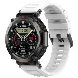 Curea din SILICON pentru Amazfit T-Rex Ultra alb