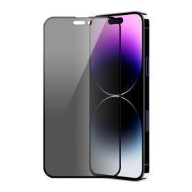 3D PRIVACY Sticlă de protecție cu filtru Anti Spy pentru Apple i Phone 15 Pro Max