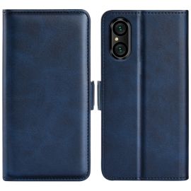 Husa portofel SIDE pentru Sony Xperia 5 V albastra