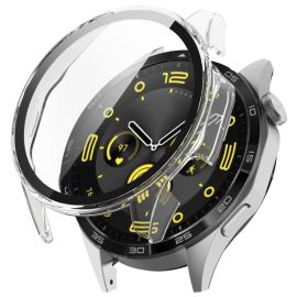 CAPAC COMPLET PC Husa din plastic cu sticla pentru Huawei Watch GT 4 46mm transparent