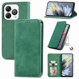 MAGNETIC cu balamale husă pentru ZTE Blade A75 verde