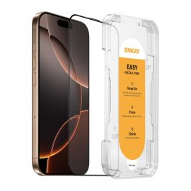 ENKAY INSTALARE Ușoară Sticlă de protecție pentru Apple iPhone 16 Pro Max