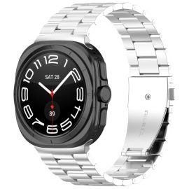 CLASSIC Curea metalică pentru Samsung Galaxy Watch Ultra / Watch Ultra 2025 argintiu
