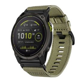CANVAS Curea înlocuibilă pentru Garmin Enduro 3 ARMY GREEN