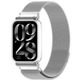 SET MILANESE Carcasă metalică ceas + curea Xiaomi Smart Band 9 Pro argintiu
