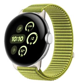 Brățară de schimb NYLON pentru Google Pixel Watch / Pixel Watch 2 / Pixel Watch 3 41mm / Pixel Watch 4 41mm verde deschis