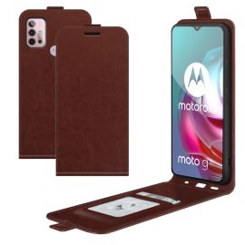 Husa pliabila Motorola Moto G10 / G20 / G30 maro