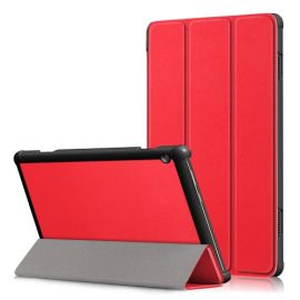 LEATHER Flip case Lenovo Tab M10 (X605F / X505L / X505F) roșu