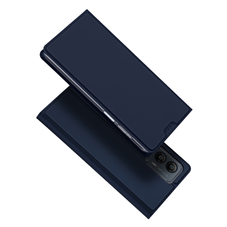Husa portofel DUX Motorola Moto G53 5G albastru