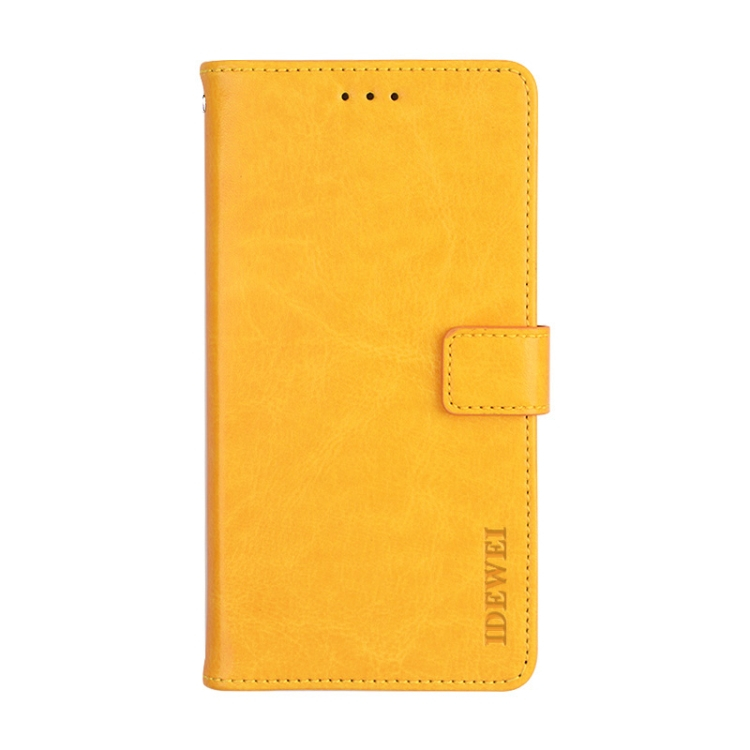 Husa portofel IDEWEI Xiaomi Poco F2 Pro galben