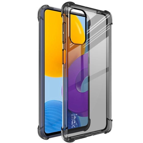 IMAK de protectie silicon + folie Samsung Galaxy M52 5G neagra