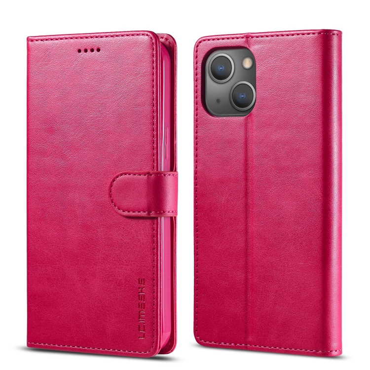 IMEEKE portofel Apple iPhone 14 roz