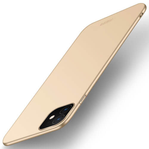 MOFI Ultra minuscul oval Apple iPhone 11 auriu