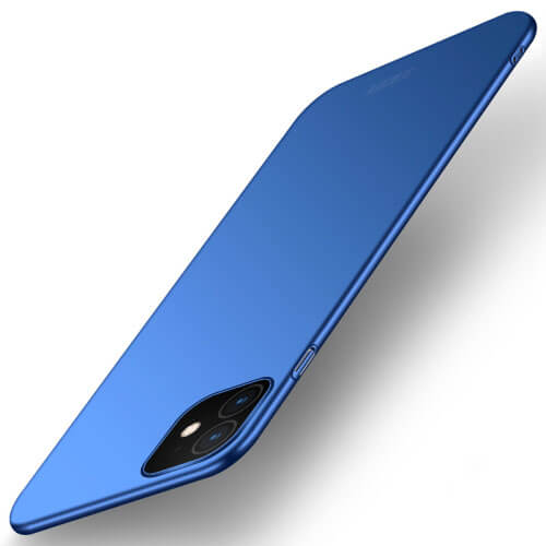 MOFI Ultra minuscul oval Apple iPhone 11 albastru