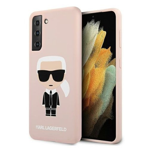 KARL LAGERFELD Protective case Samsung Galaxy S21 Plus 5G pink