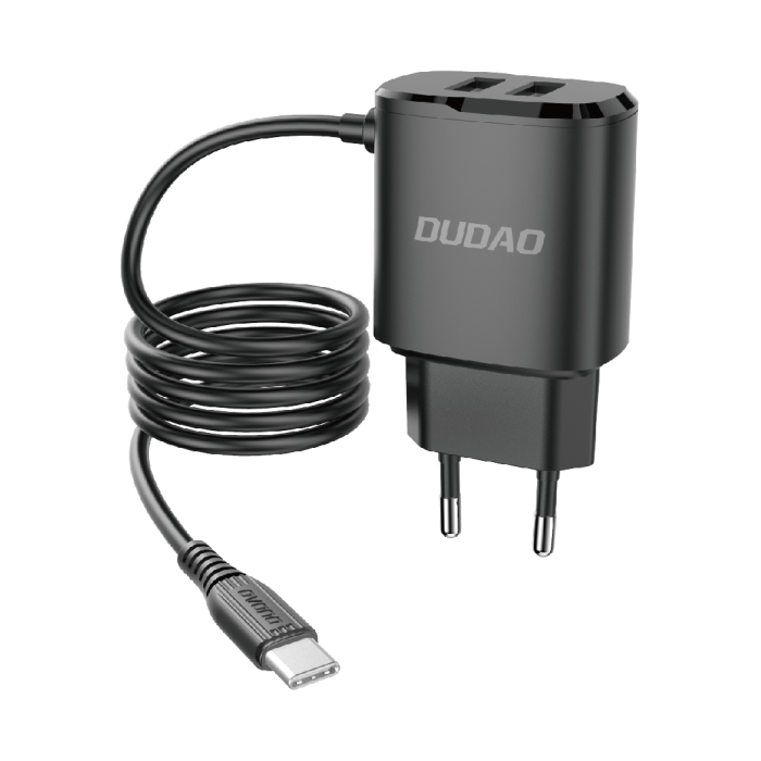 DUDAO A2 Pro T 12W Incarcator de retea + USB Type-C negru