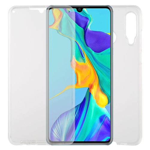 Pro protecționiste dublu - capac față Huawei P30 Lite transparentă